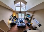 Livingroom View from Loft